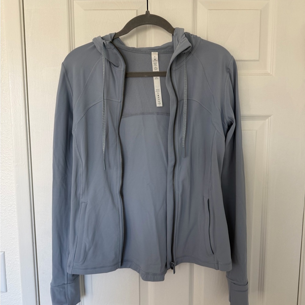 Lululemon Athletica Light Blue Zip-Up Jacket